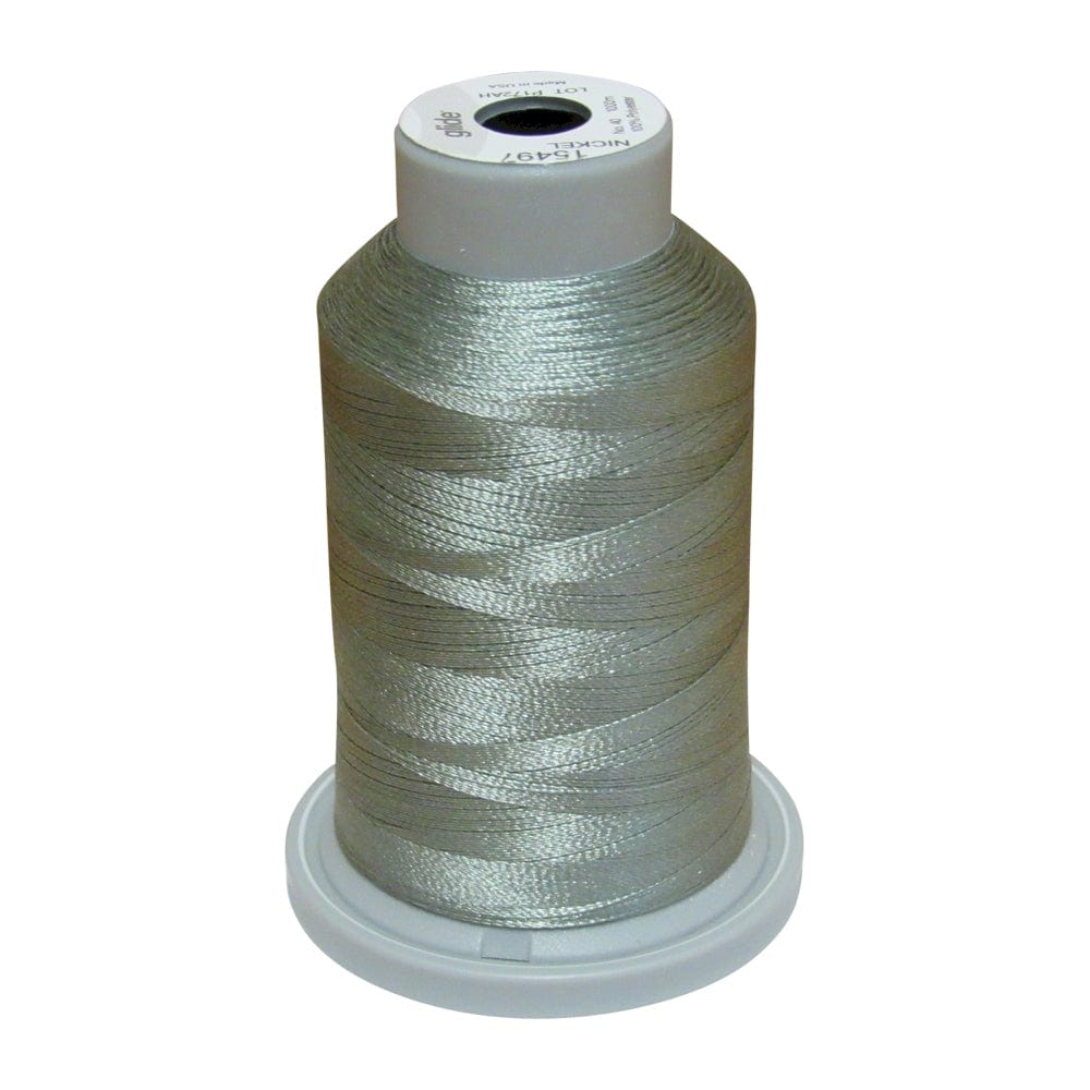 Fil-Tec Thread & Floss Glide Trilobal Polyester No. 40 Nickel 15497 1000 meter