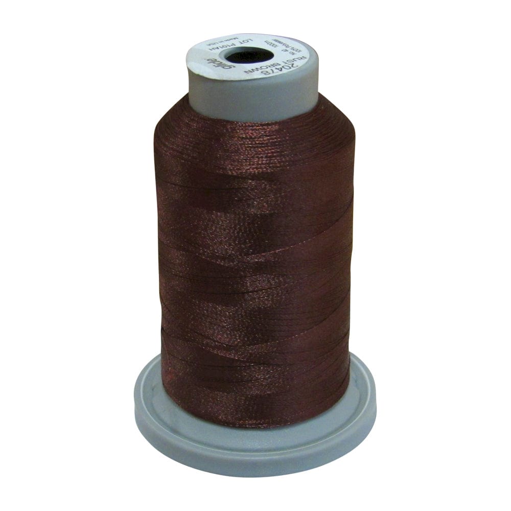 Fil-Tec Thread & Floss Glide Trilobal Polyester No. 40 Rust Brown 20478 1000 meter