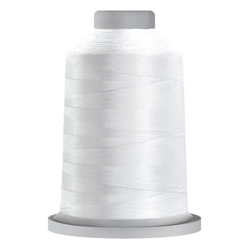 Fil-Tec Thread & Floss Glide Trilobal Polyester No. 40 - Super White 10002 King Spool 5500 Yards