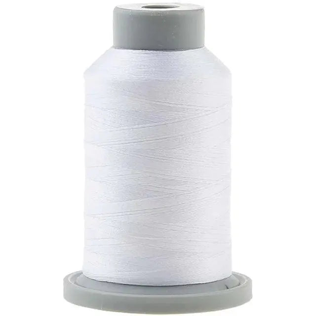 Fil-Tec Thread & Floss Glide Trilobal Polyester No. 40 - Super White 10002 Mini Spool 1100 Yards