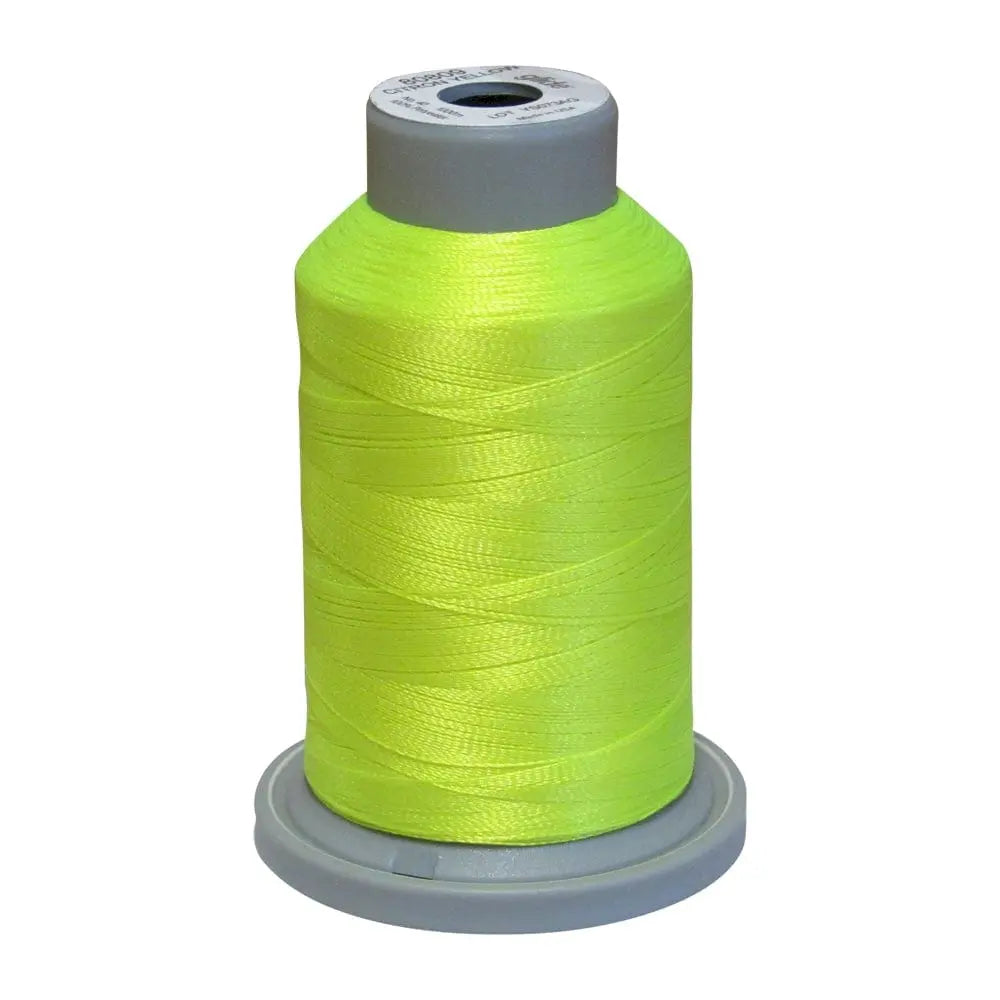 Fil-Tech Thread & Floss Glide Trilobal Polyester No. 40 Citron Yellow 80809 1000 meter