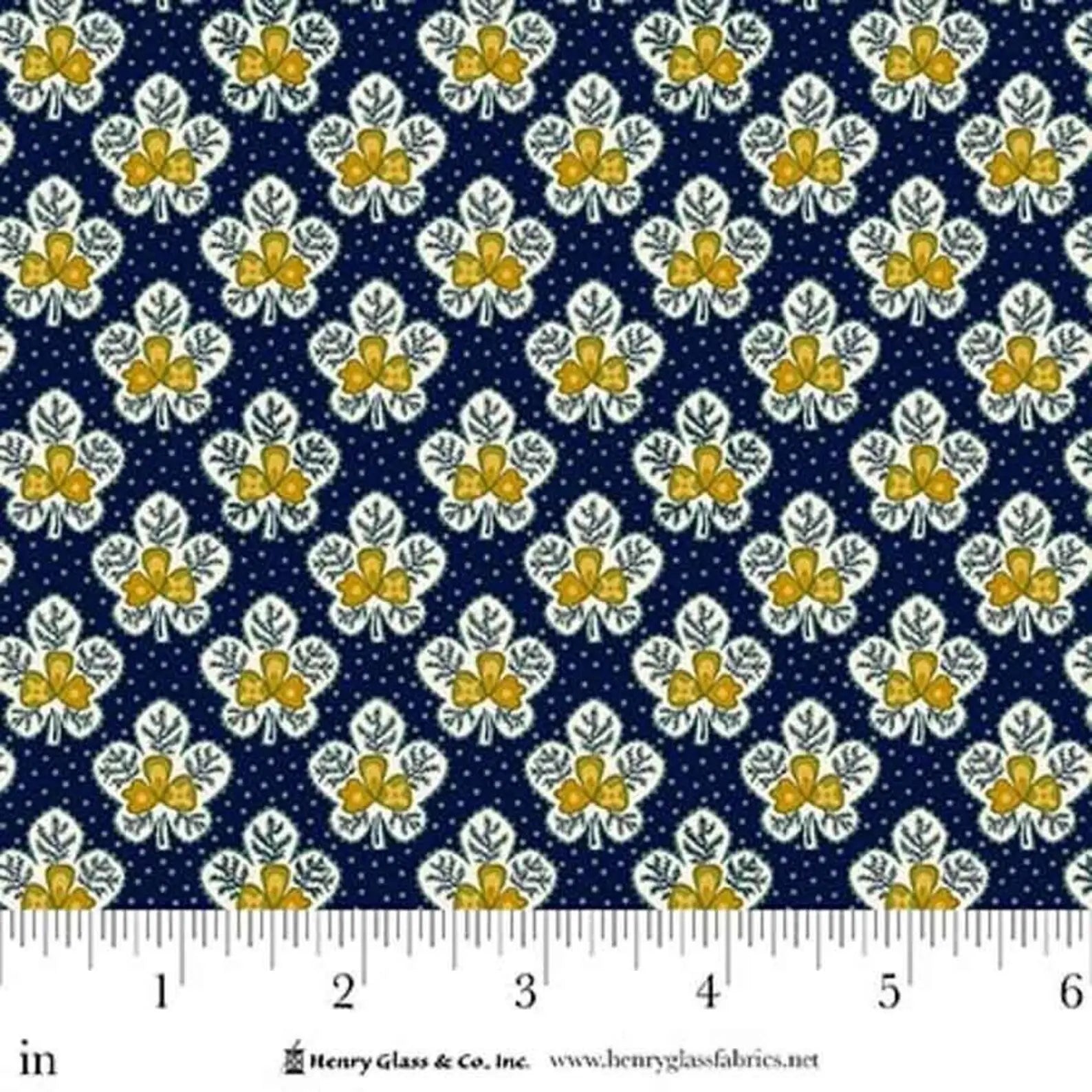 Love Struck Navy Leafy