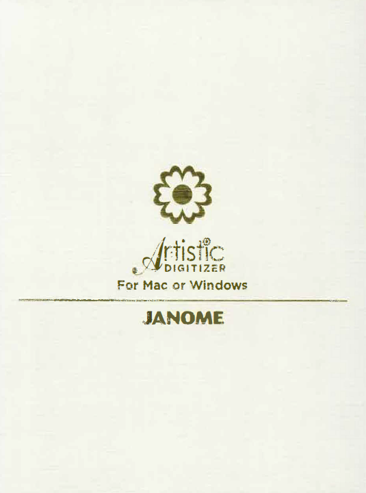 Janome Artistic Digitizer 2.0 | New Version