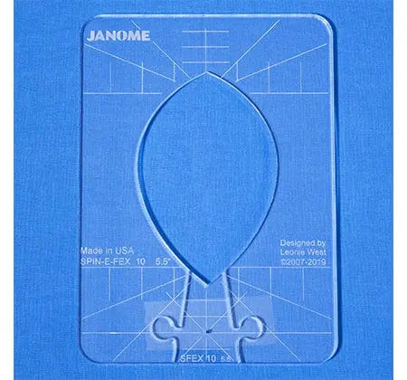 Janome Quilting Rulers Janome Spin E Fex 10-5.5"