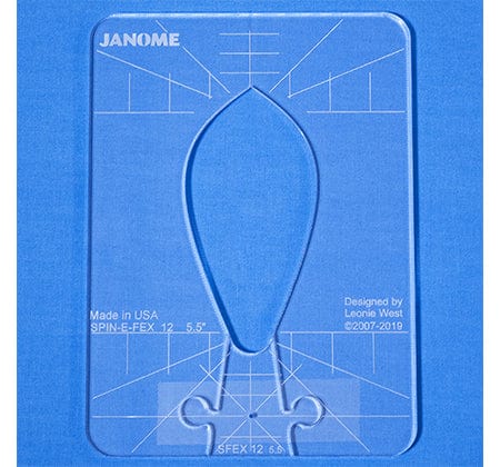 Janome Quilting Rulers Janome Spin E Fex 12-5.5"