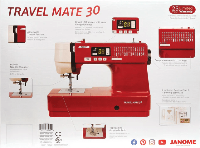 Janome Sewing Machines Janome Travel Mate 30 Sewing Machine