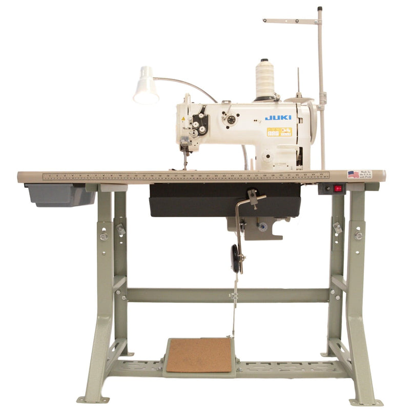 Juki Industrial Industrial machines Juki LU-1508NS Double Tension Walking Foot Sewing Machine Machine Head with Stand & Motor Assembled