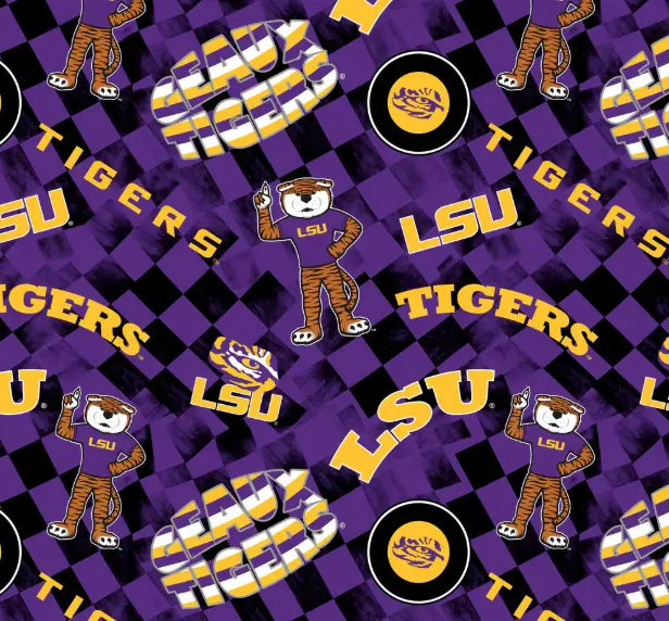 Sykel Louisiana Check Allover LSU1370 Sykel