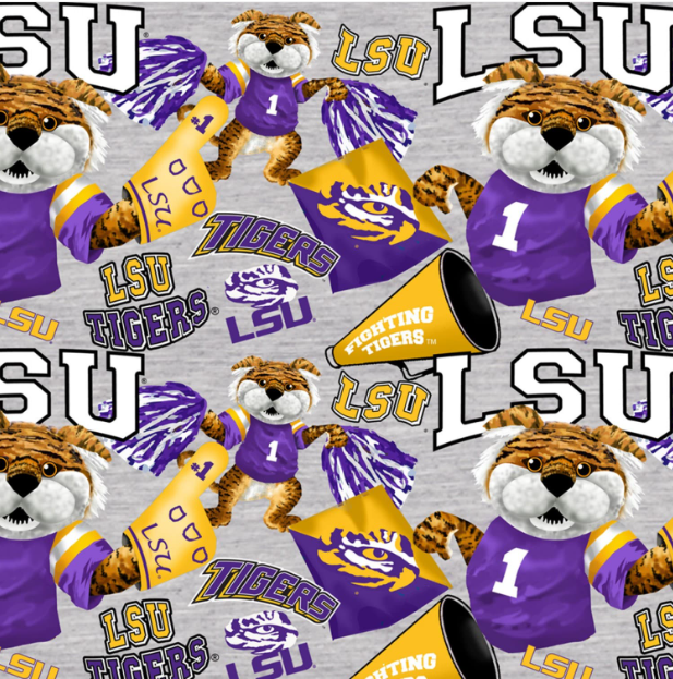 Sykel Louisiana College Mascot Fabric