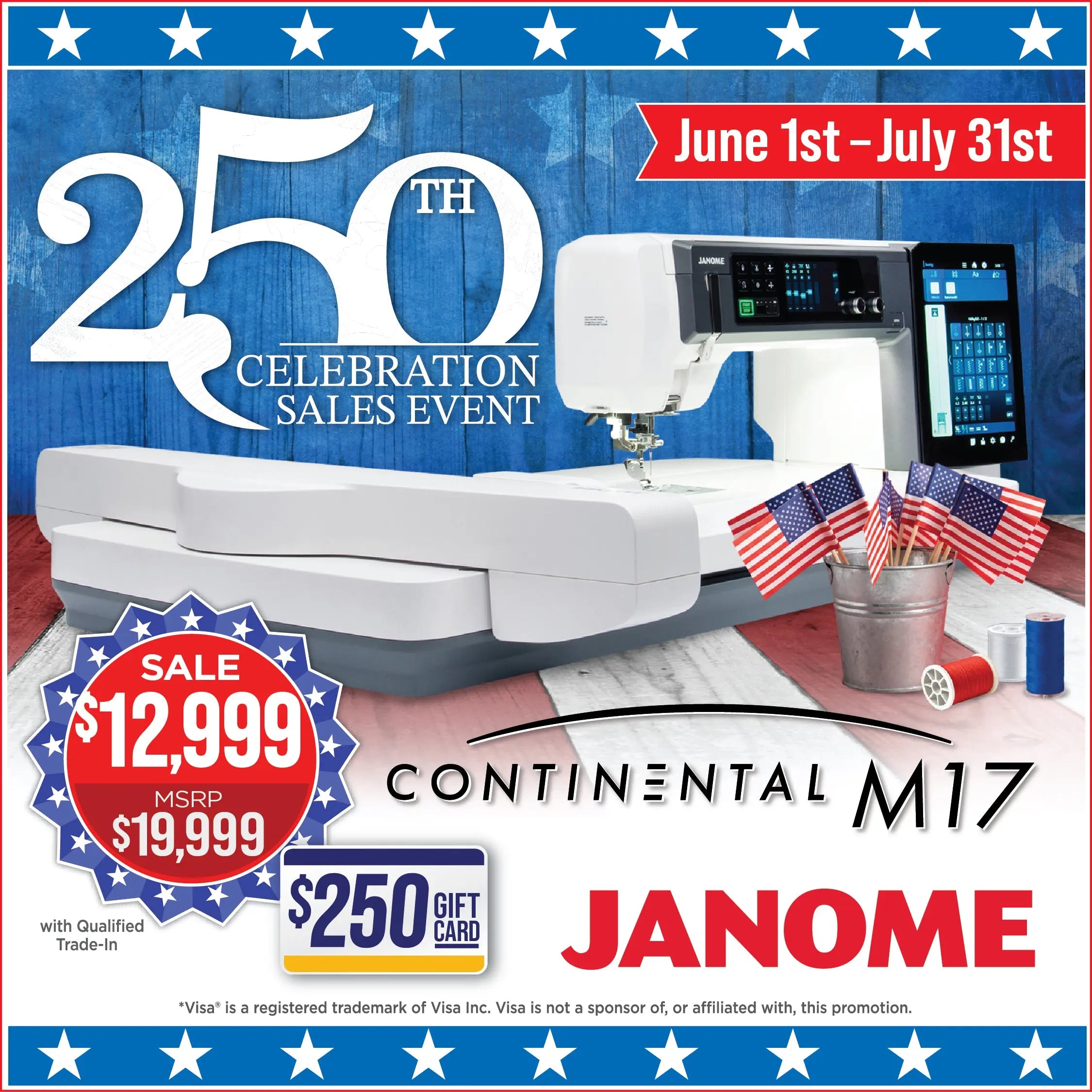 Janome Continental M17 Professional