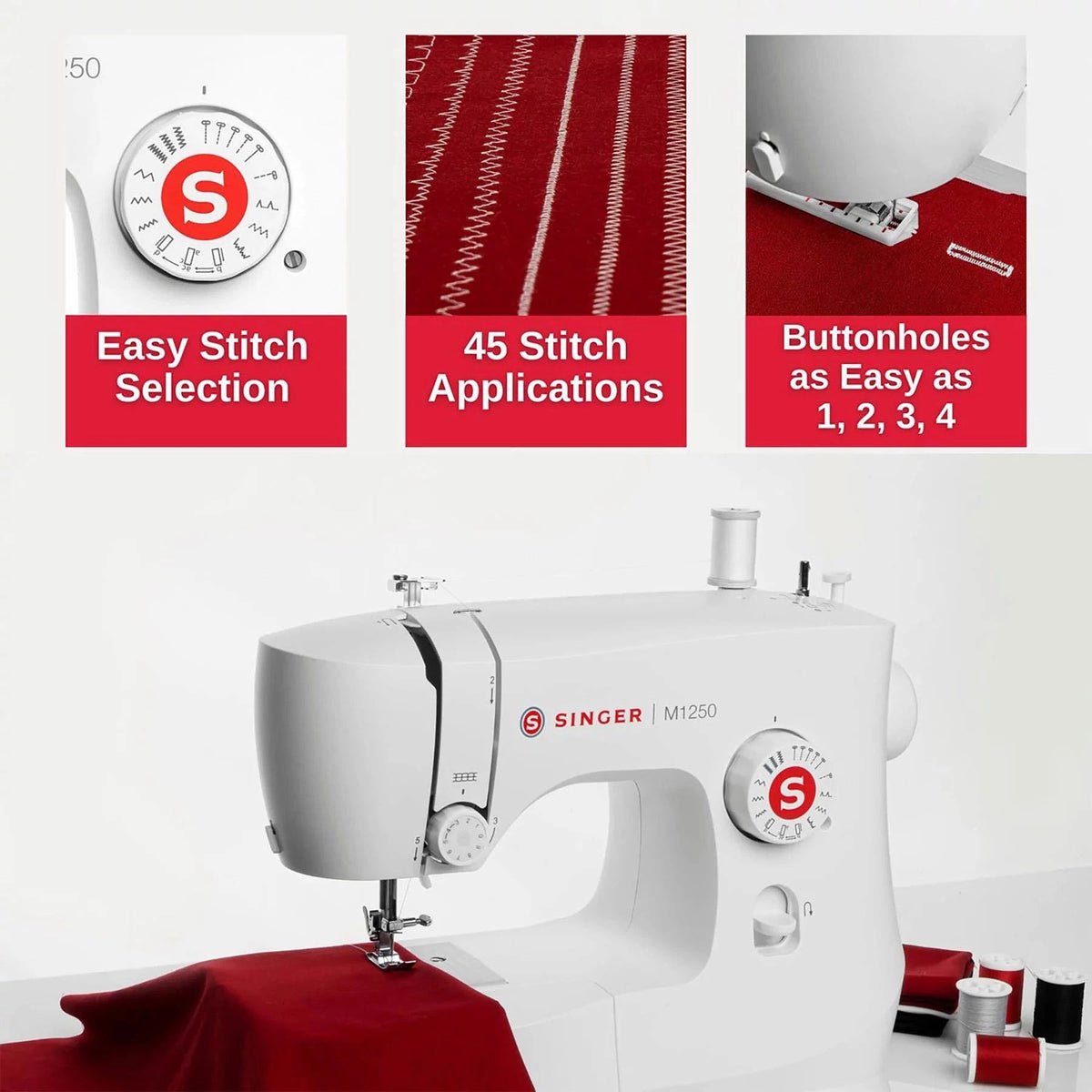 SINGER M1250 Sewing Machine - official product image 3