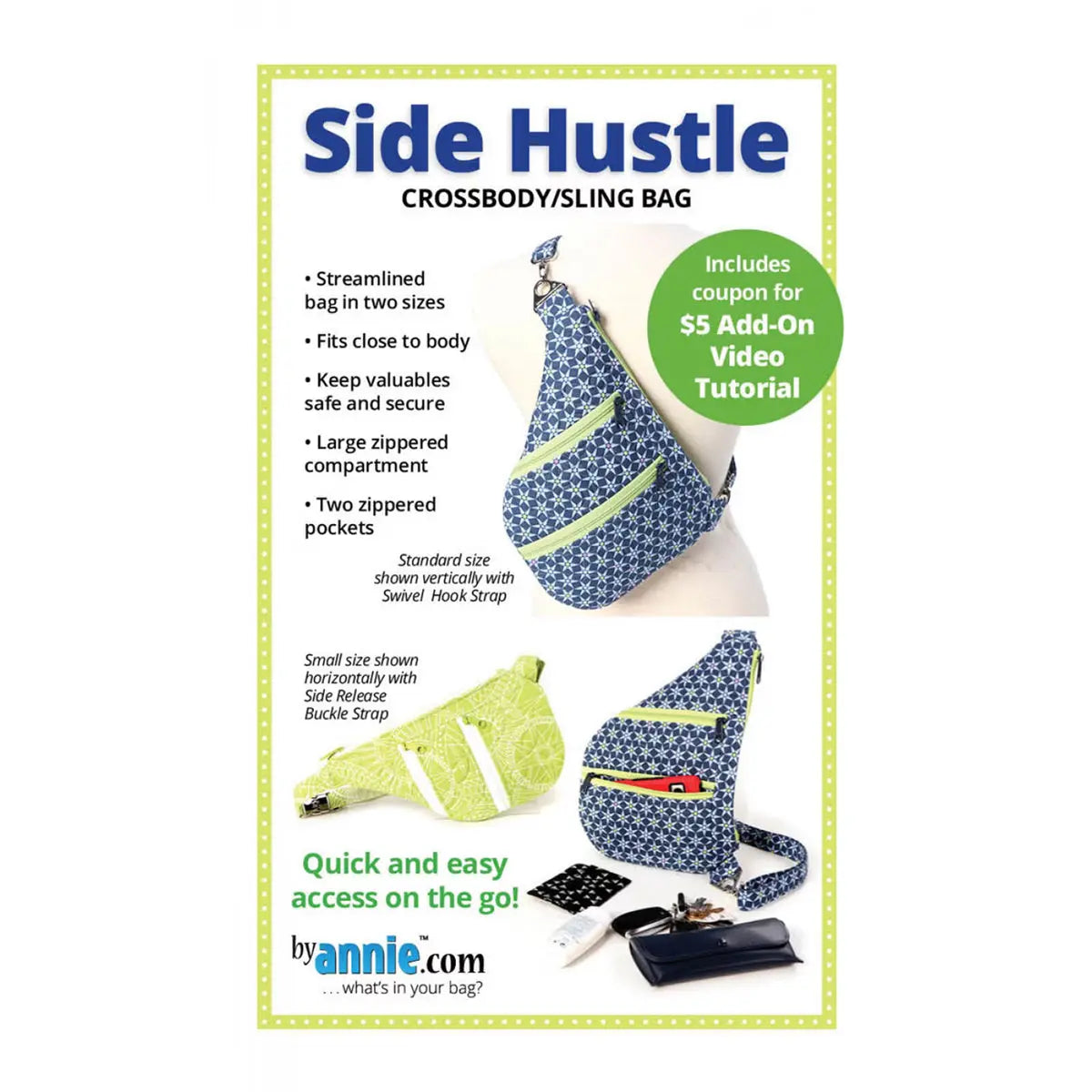 Side Hustle/Crossbody Sling