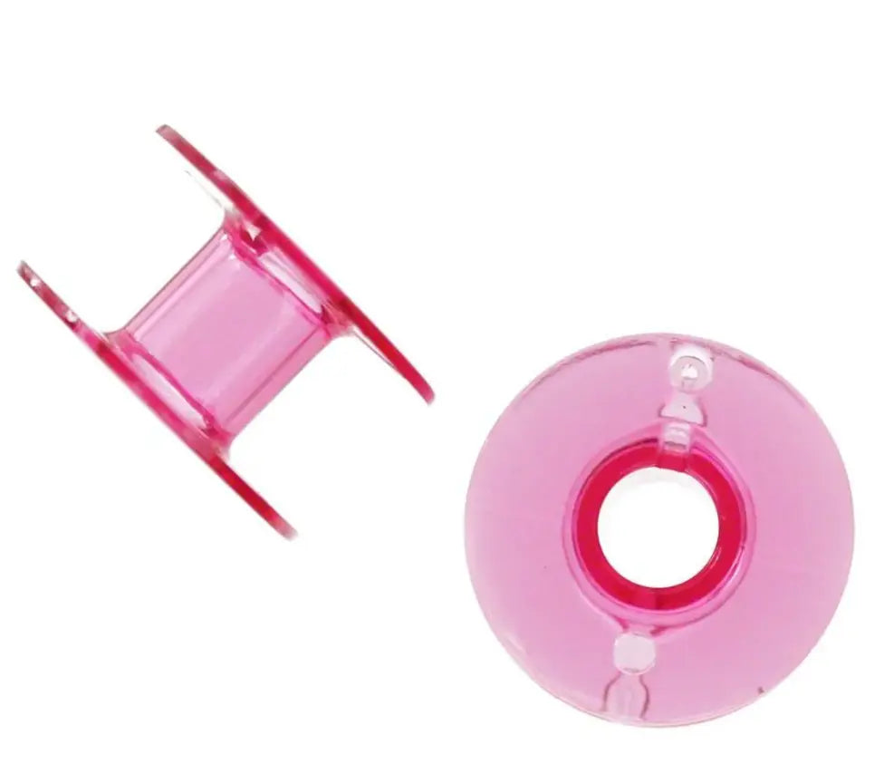 Janome 25 Pack Pink Cherry Blossom Bobbins and Case Class 15 / Style J 200277095 Janome