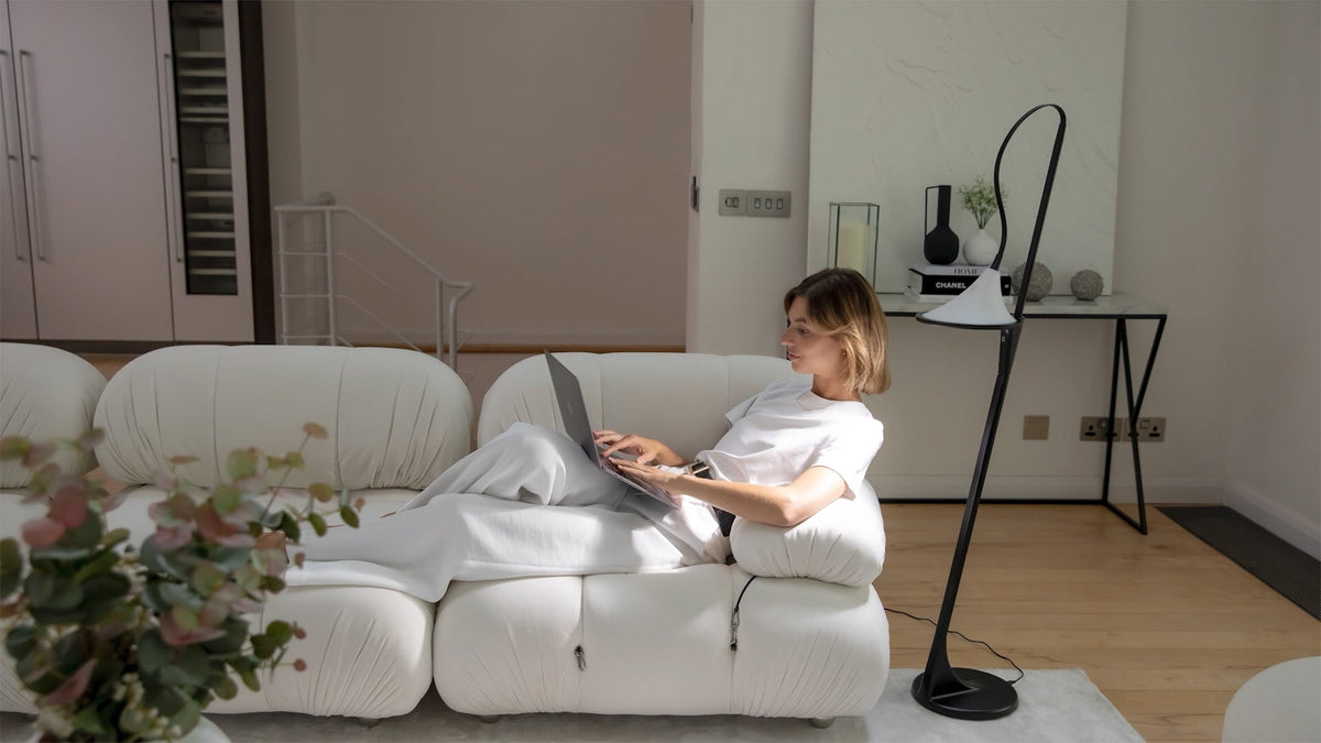 Daylight Cometa Floor Lamp U35851 for sewing quilting reading and detailed task lighting