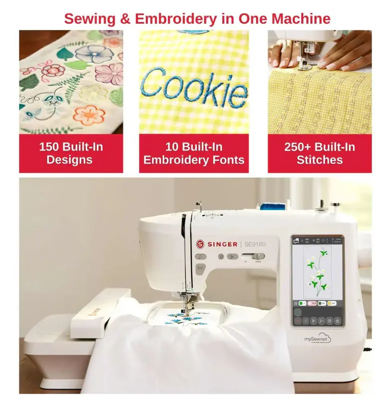 SINGER® SE9180 Sewing & Embroidery Machine Singer