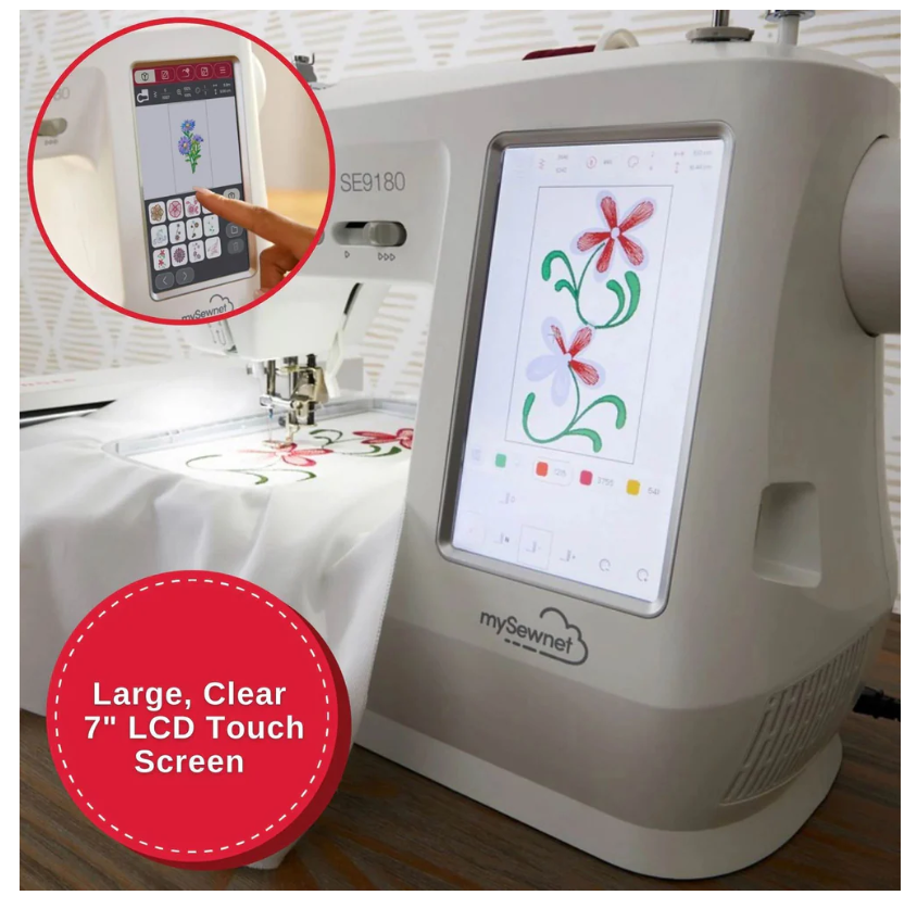 SINGER® SE9180 Sewing & Embroidery Machine