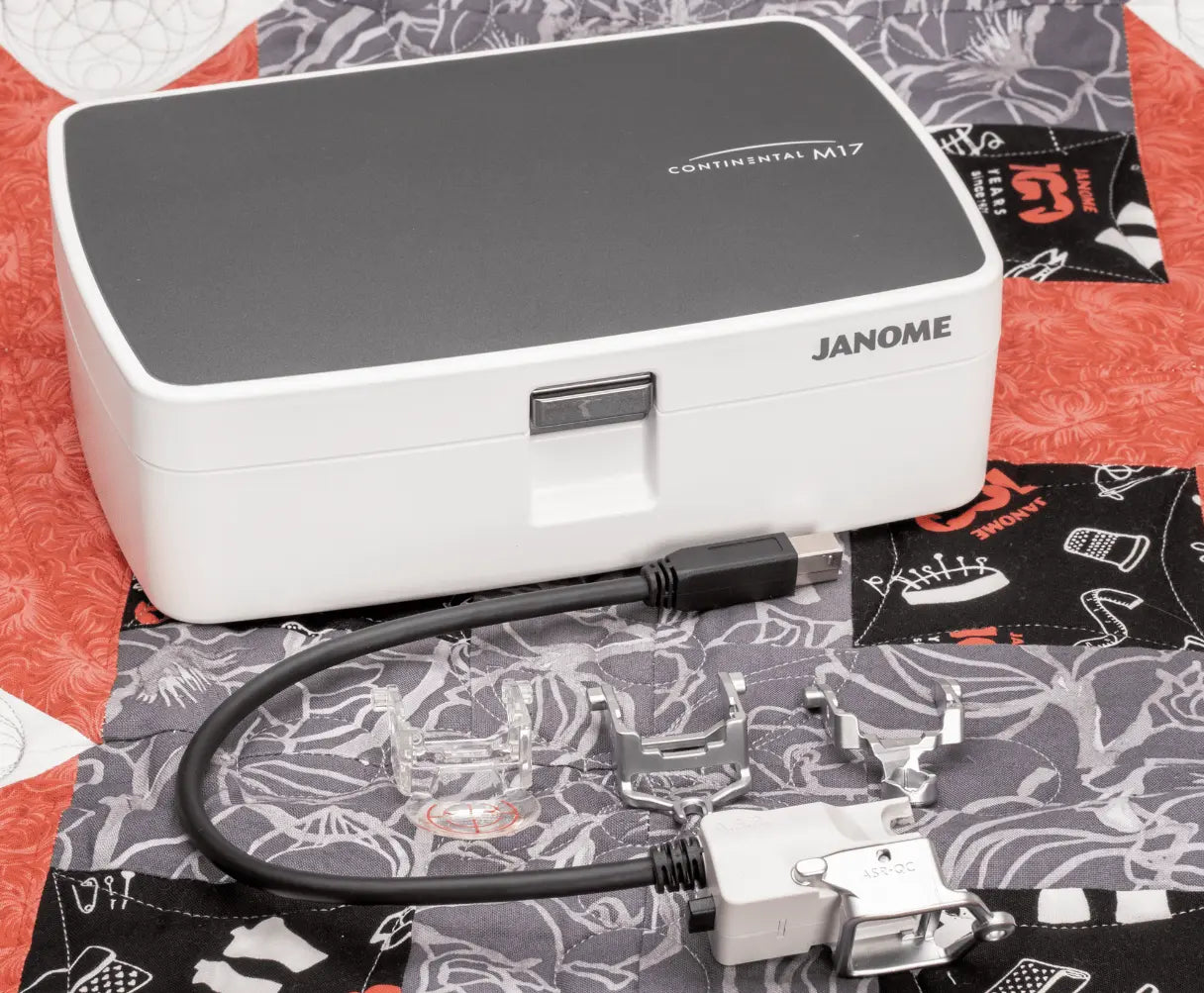 Sewing Machine Outlet Luggage & Bags Janome A.S.R. Case for CM17 Grey