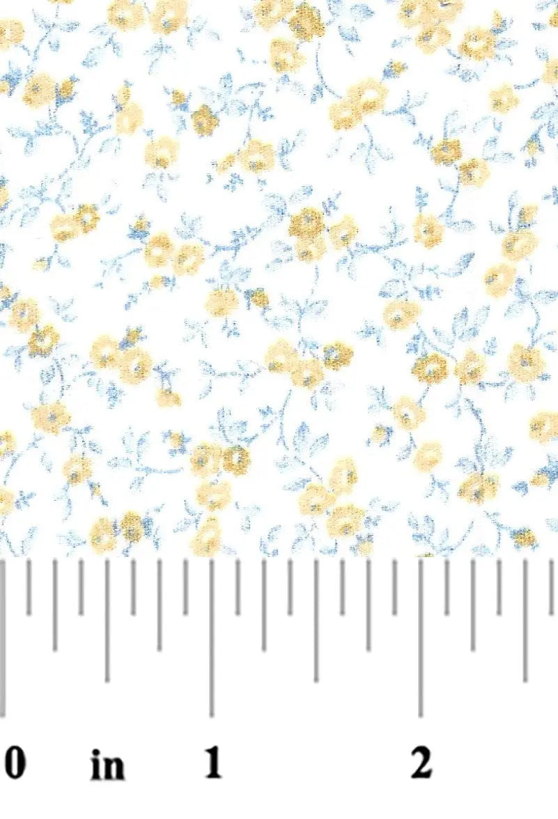 Sewingmachineoutlet 2715 Yellow/Blue Floral FF