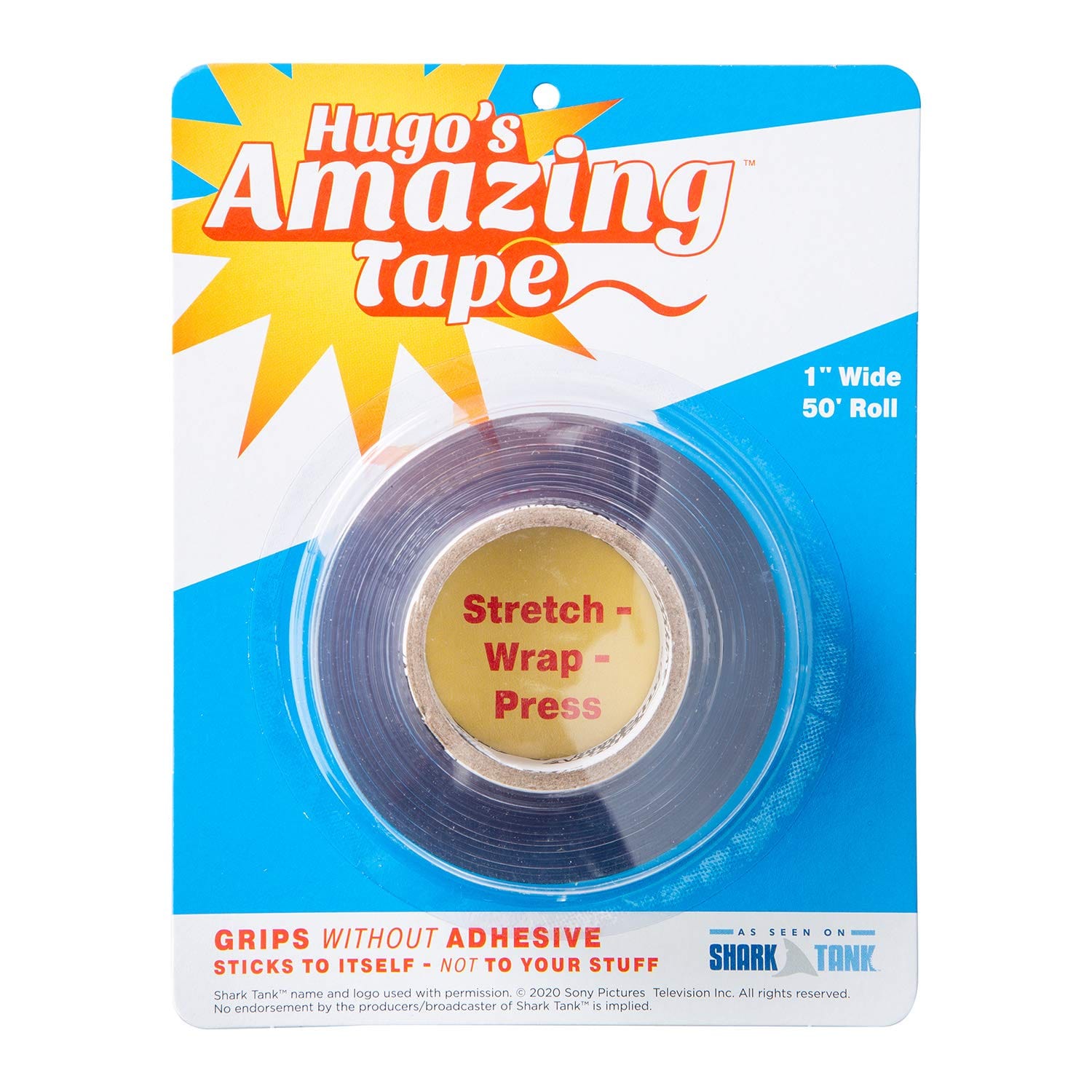 Sewingmachineoutlet Notion Hugo's Amazing Tape - 50 ft Roll x 1" Wide Reusable Double Sided Non-Stick Adhesive