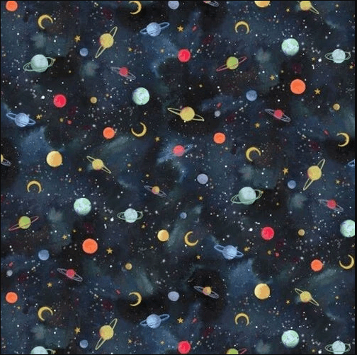 Sewingmachineoutlet P & B Textiles To The Moon Planets