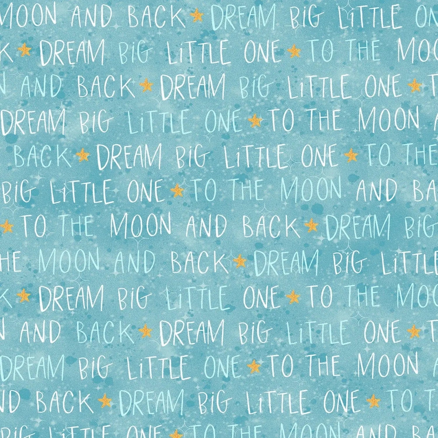 Sewingmachineoutlet P & B Textiles To The Moon Running Words