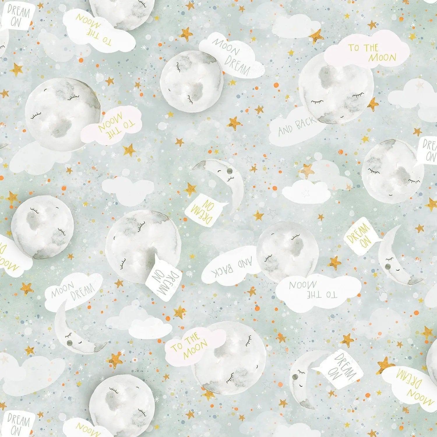 Sewingmachineoutlet P & B Textiles To The Moon The Moon Toss