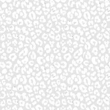 Sewingmachineoutlet Leopard Spots White