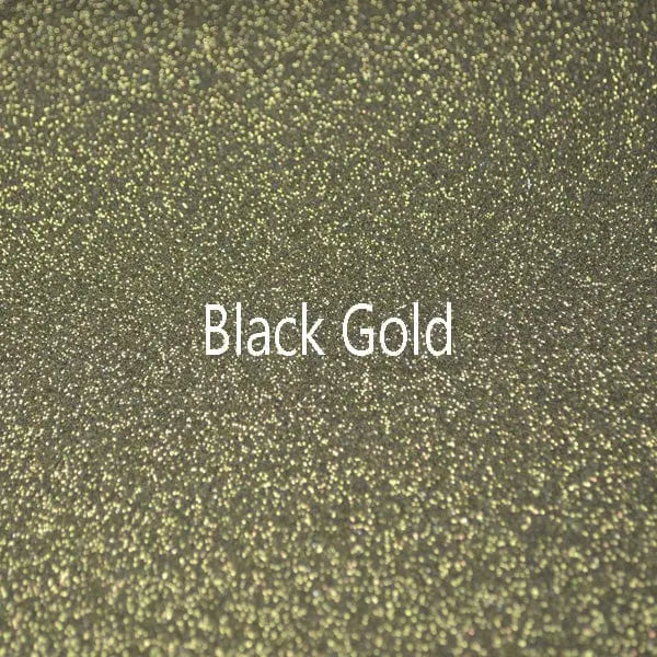 Specialty Materials Vinyl Accessories Transform Your Designs with GlitterFlex® Ultra - Sparkle Beyond Comparison Black Gold
