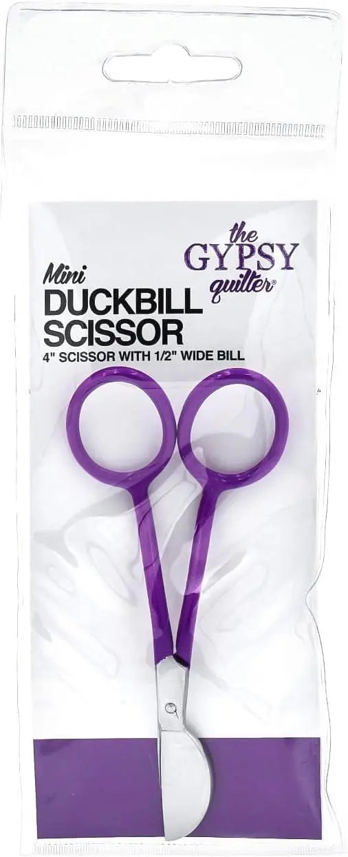 The Gypsy Quilter Craft & Office Scissors The Gypsy Quilter Mini Duckbill Scissors 4" with 1/2" Wide Bill