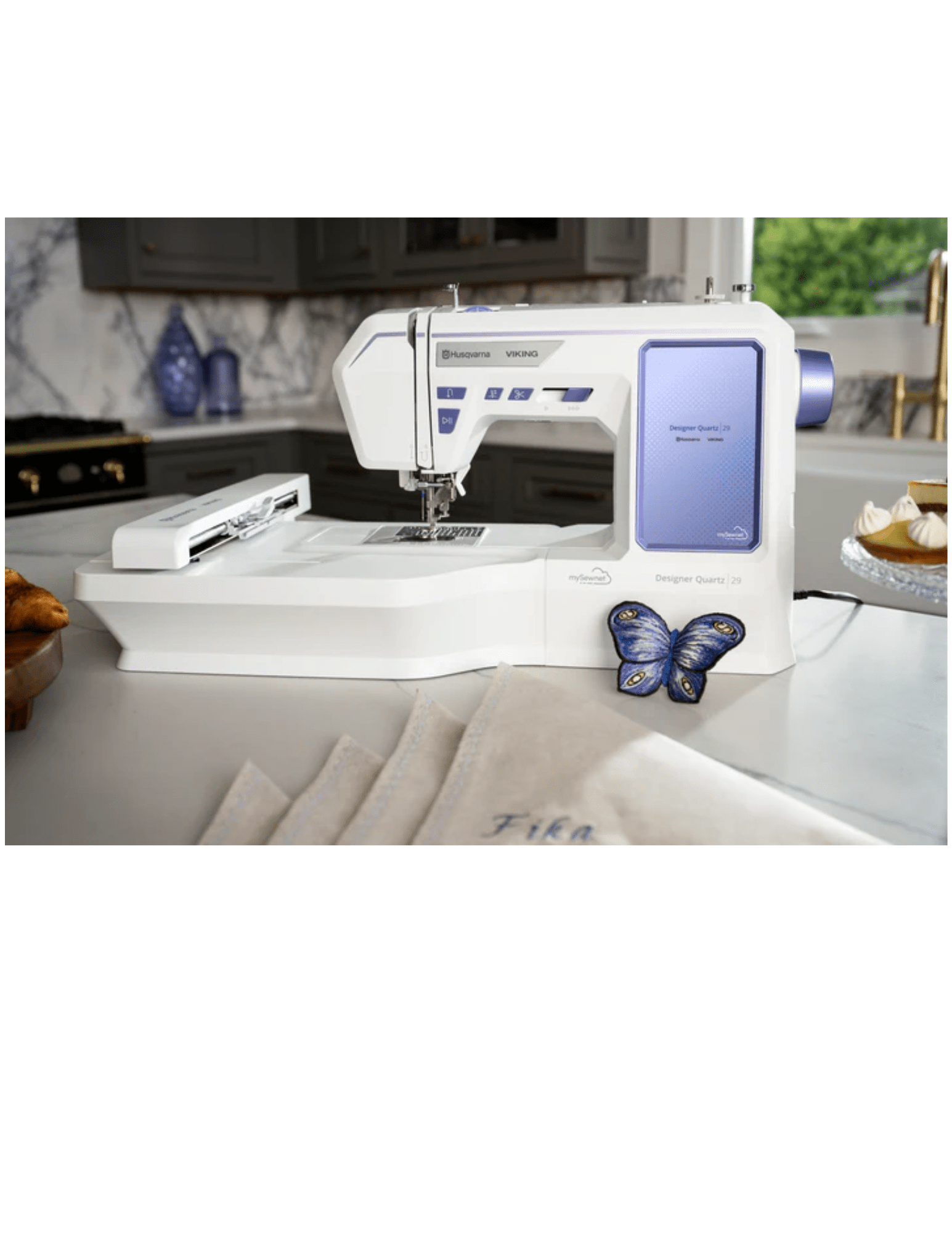 Viking Sewing & Embroidery Machines Viking Designer Quartz 29 Sewing & Embroidery Machine Pre-order only