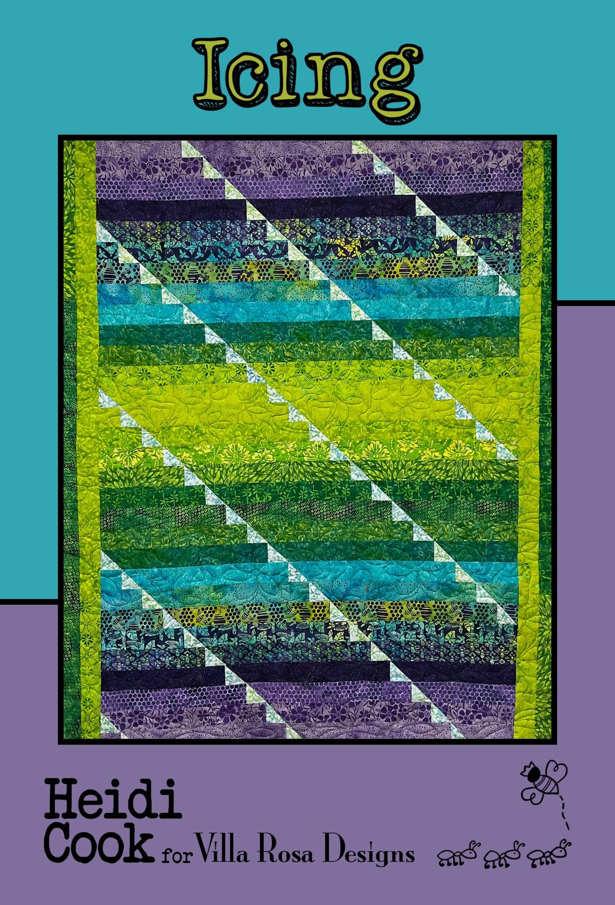 Villa Rosa Designs Icing quilt pattern cover VRDMC103