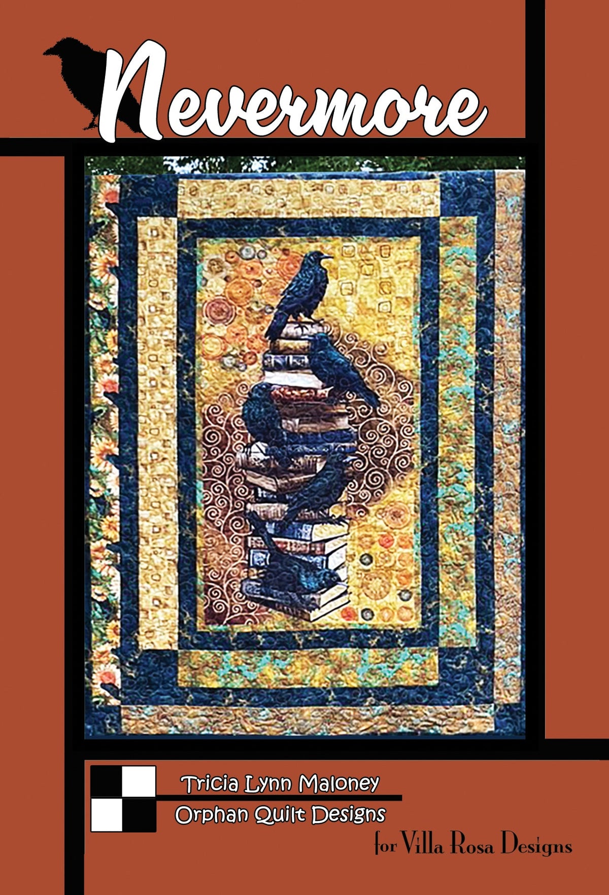 Villa Rosa Designs Nevermore quilt pattern cover VRDOQ125