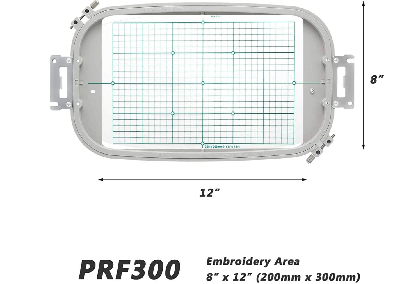 Brother Hoops and Frames Brother PRF300 Flat Frame for Bulky Items, 12" x 8"