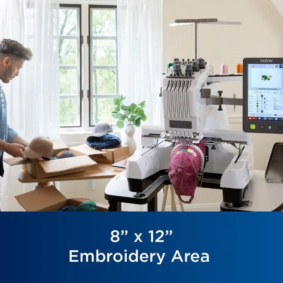 Brother Multi-Needle Machines NEW Brother Entrepreneur PR680W 6 Needle Embroidery Machine WLAN Capabilities