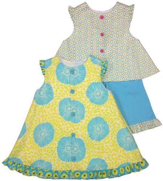 Children's Corner Patterns Children's Corner CC242B Charlotte A-line swing jumper Pattern Size 5-8