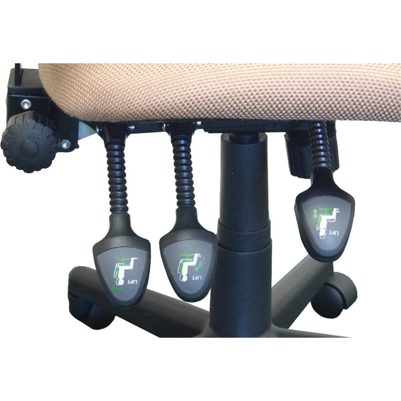 Horn of America Horn of America 6-Way Adjustable Sewing Chair with Black Base