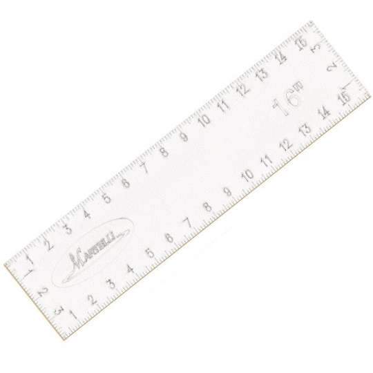 Martelli Accessories Martelli SR-16-04 No Slip Ruler L16"XW4"
