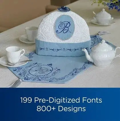 Sewingmachineoutlet BES Blue Embriodery & Lettering Software