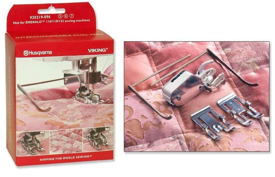 Sewingmachineoutlet Viking Husqvarna Interchangeable Dual Feed Walking Foot For Cat 5-7 ( not for EMERALD 122, 118 and 116 machines) # 920219096