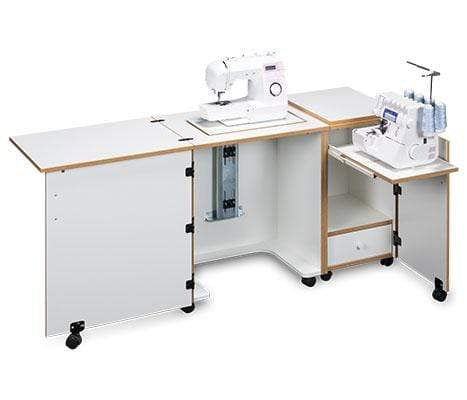 Sylvia Compact Sewing Machine & Serger Cabinet-1000