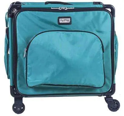 Tutto Totes and Bags Tutto 17" Serger Tote on Wheels Turquoise