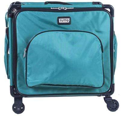 Tutto Totes and Bags Tutto 17" Serger Tote on Wheels Turquoise