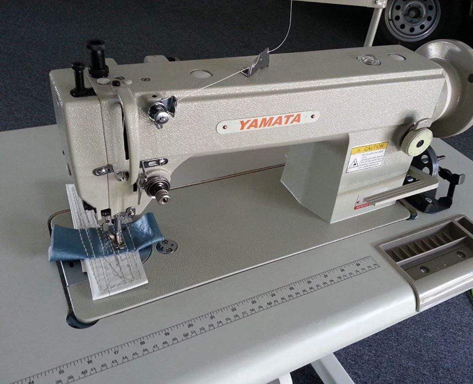 Yamata Lockstitch Machines Yamata FY5318 Walking Foot Lockstitch Upholstery Leather Sewing Machine Servo Motor,Table.Assembly Required