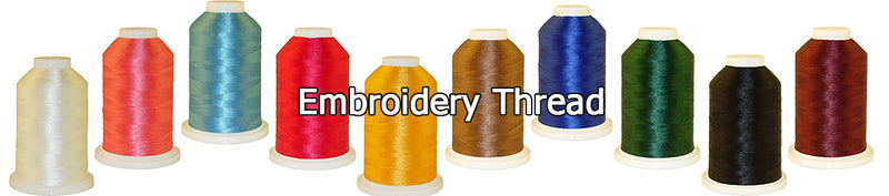 Embroidery Thread in Polyester, Rayon & More