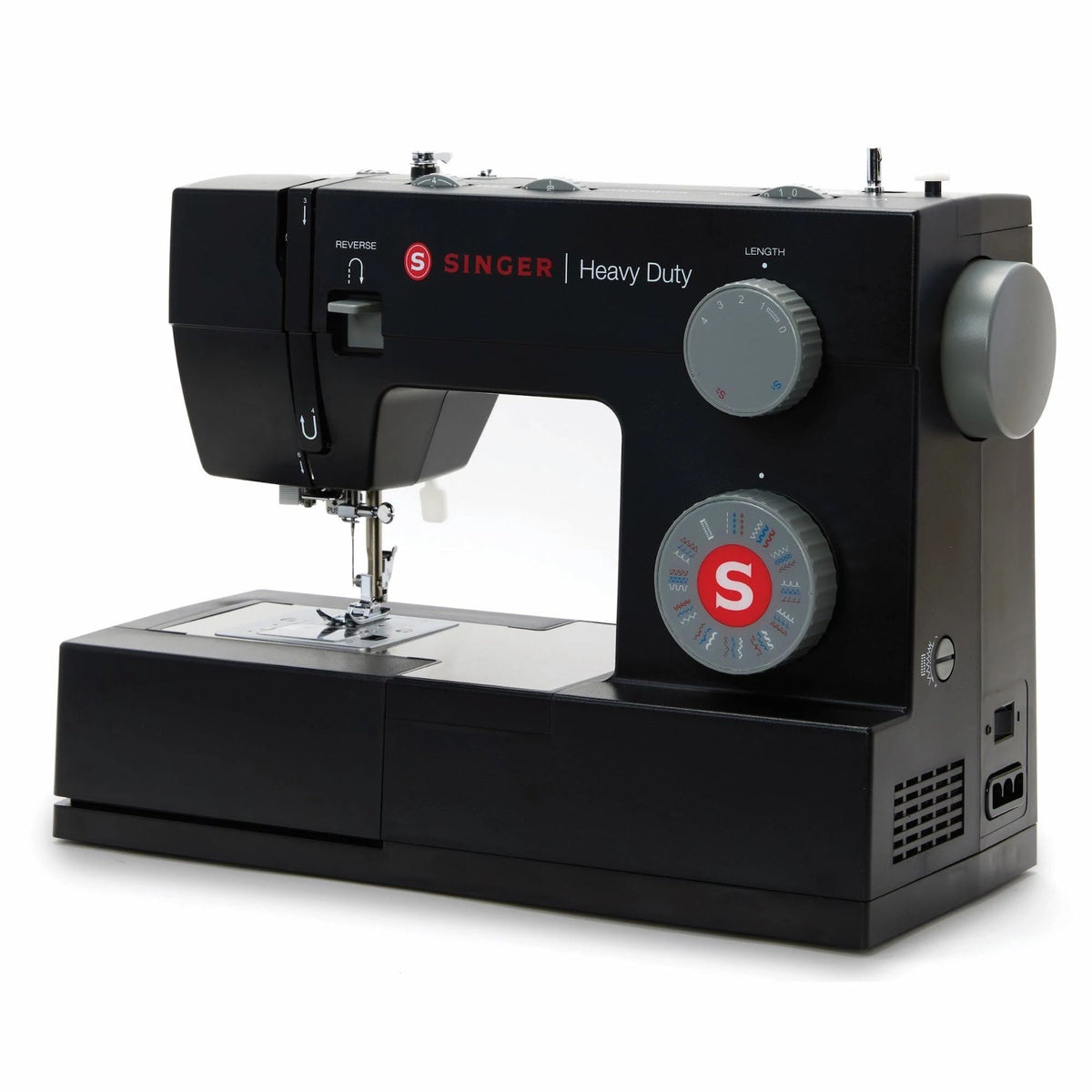 SINGER Heavy Duty 4432 Black Sewing Machine & Universal Canvas Tote Bundle - official product image 3