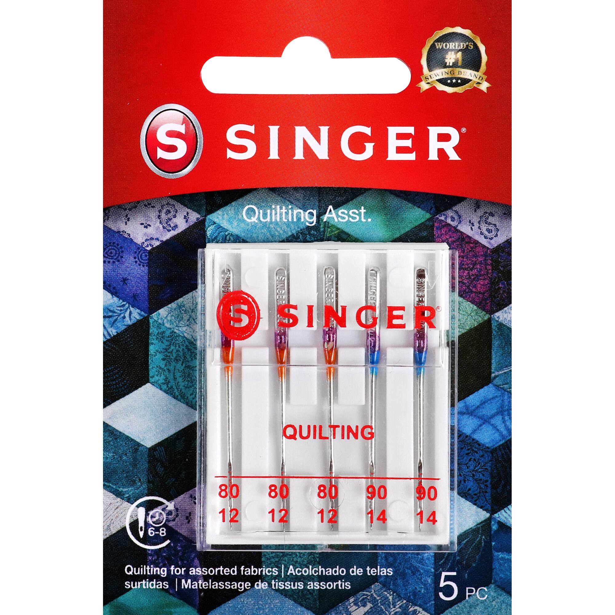 SINGER Quilting Assorted Needles 5 Pack
