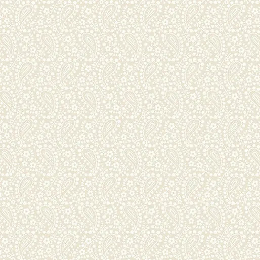 Paisley Floral Ecru