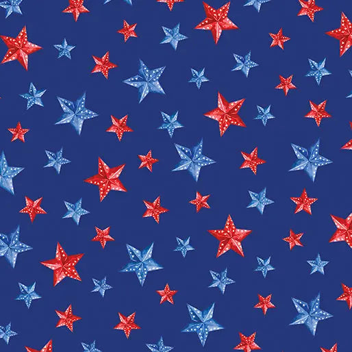 Stars of Liberty Navy Sewing Machine Outlet