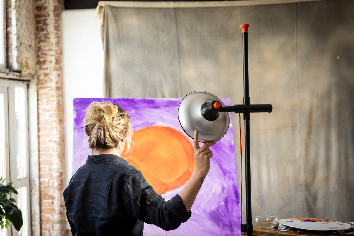 Daylight Artist Studio Lamp 2 LED floor lamp for detailed creative work