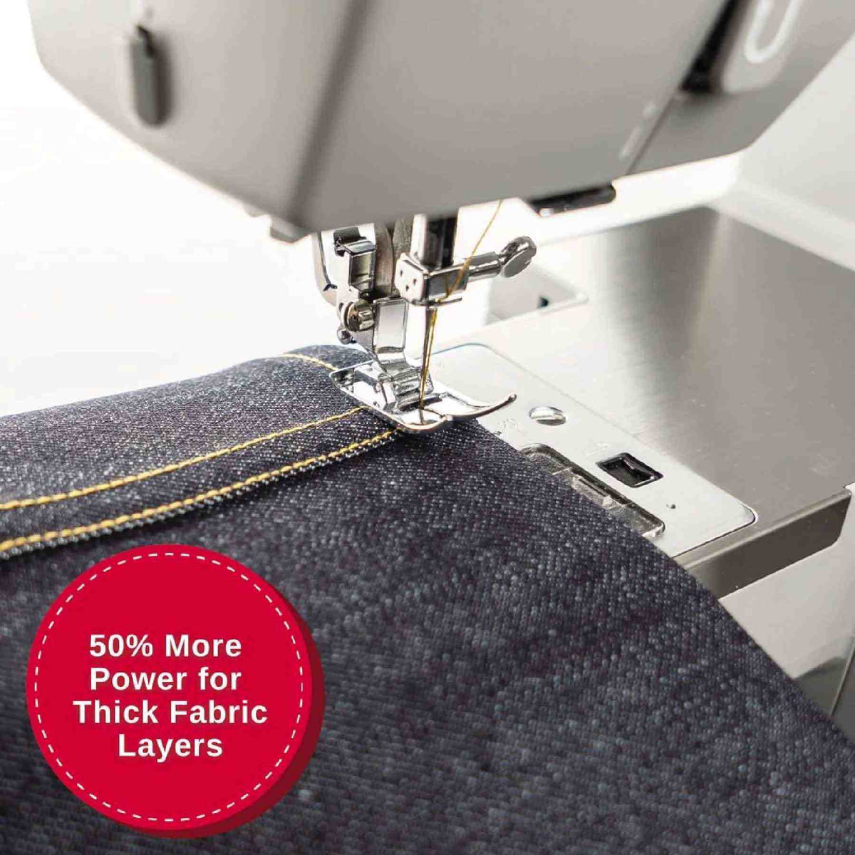 SINGER Refurbished Heavy Duty 6380 Sewing Machine with Extension Table - official product image 5